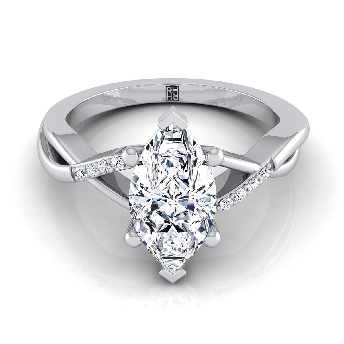 Sound Settings for Marquise Cut Diamond Anniversary Rings