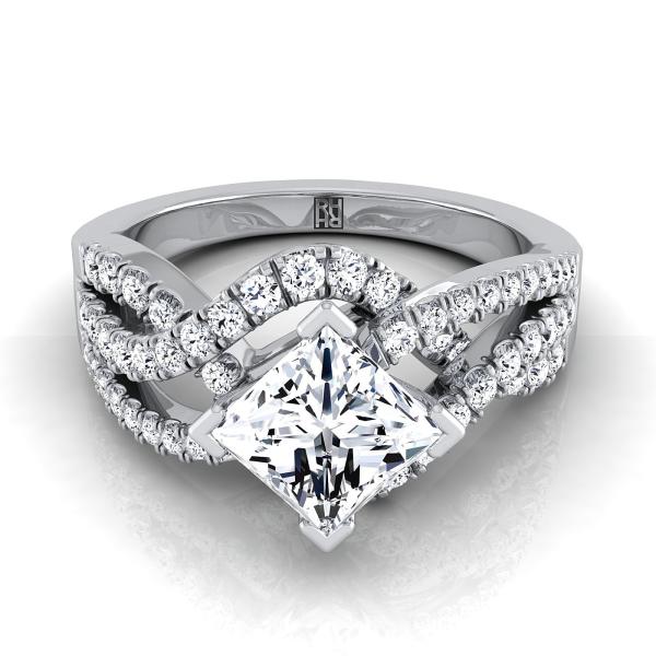 All about a Princess Cut Diamond Engagement Ring Bands