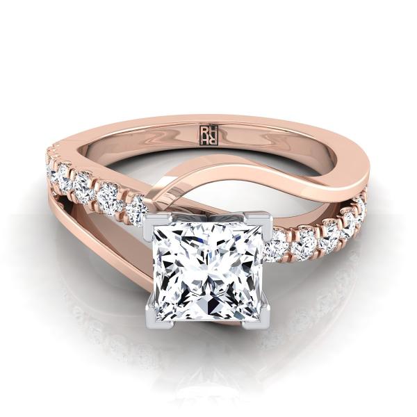 Round Brilliants vs. Princess Cut Diamond Solitaire Rings