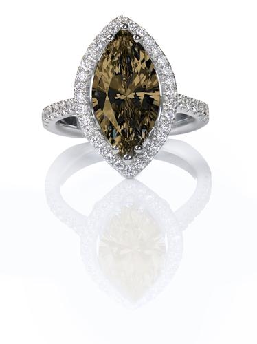 Why Pair a Chocolate Diamond with White Band Setting?