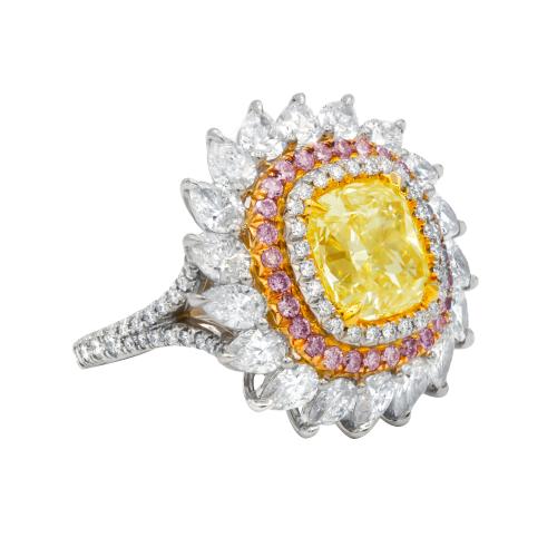 3 Famous Celebs with Yellow Diamond Rings