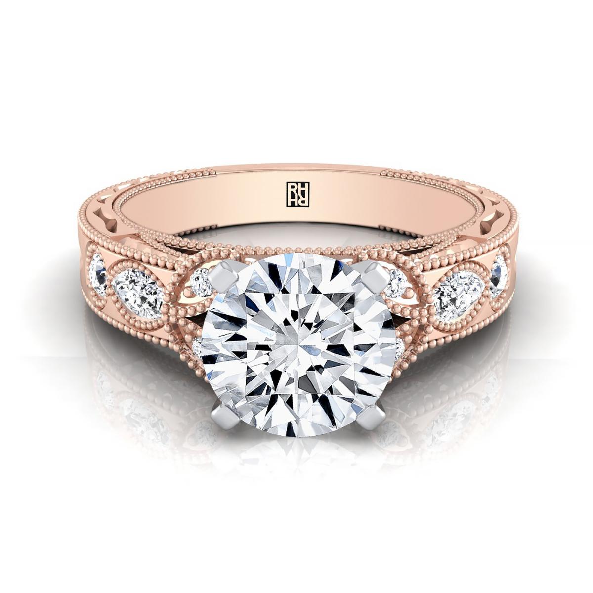 3 Accented Engagement Rings