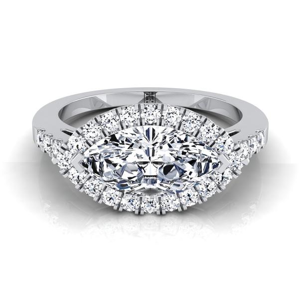 Beautiful Ring Settings for Marquise Cut Diamond