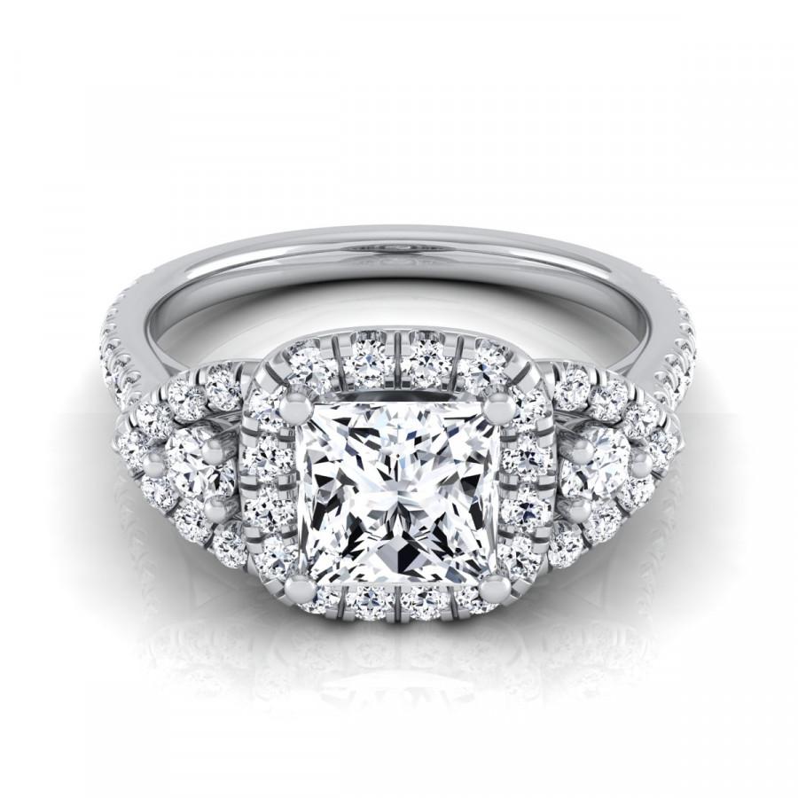 Enhancer Settings for 3 Stone Diamond Wedding Rings