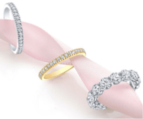 Rose gold engagement rings